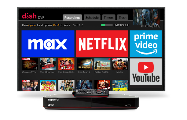 Dish Network TV streaming and on-demand movies | DISH streaming